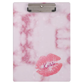 Pink marble clipboard