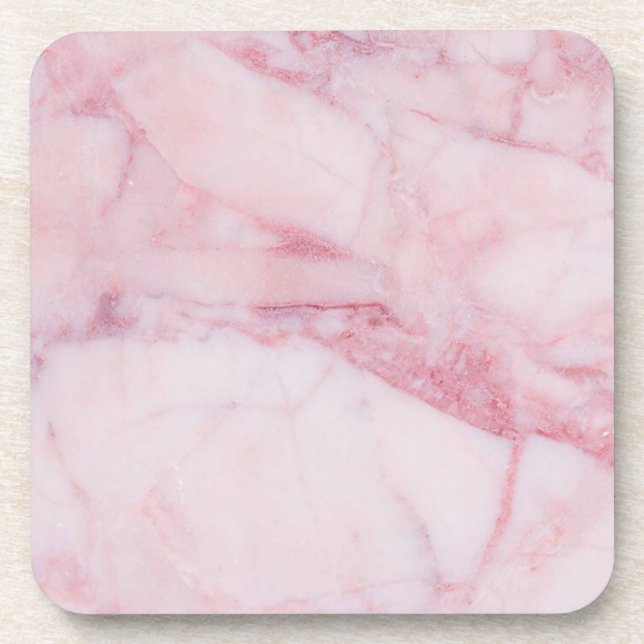 Pink Marble Coaster (Front)