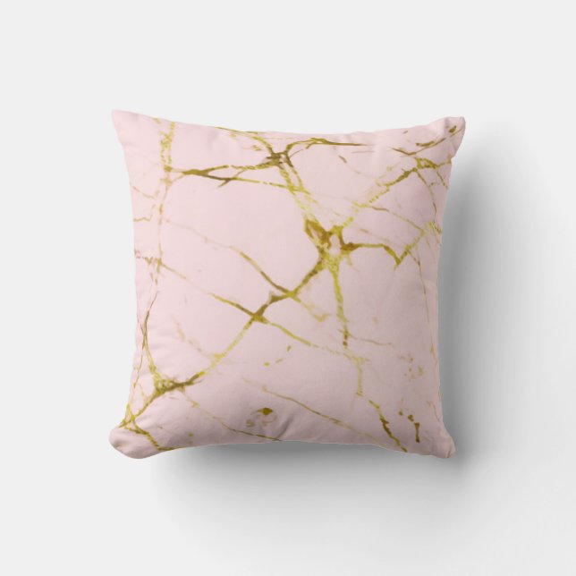 Pink Marble Cushion (Front)