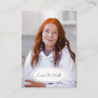 Pink Marble Funeral Prayer Card with Photo