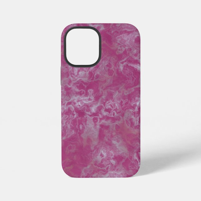 Pink marble iPhone case (Back)