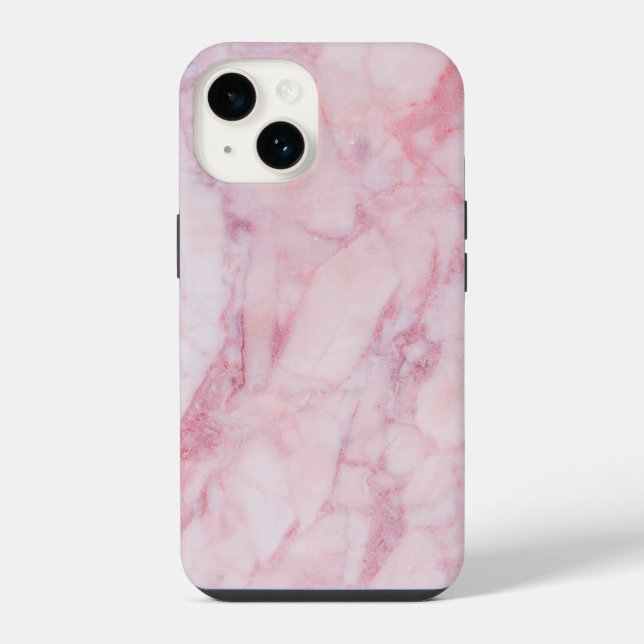 Pink Marble iPhone Case (Back)