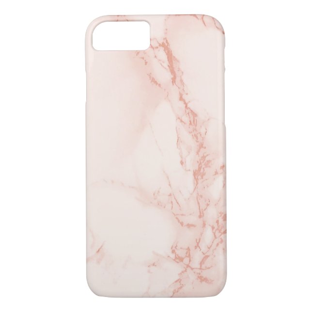Pink Marble iPhone Case (Back)