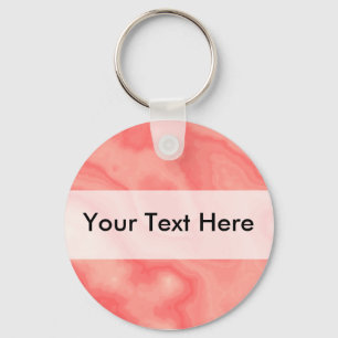 Pink Marble Key Ring