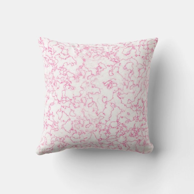 Pink marble pattern cushion (Back)