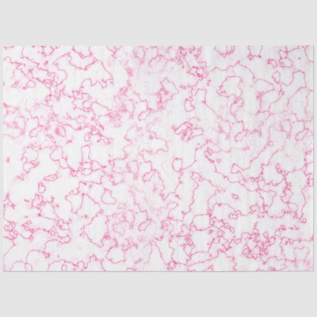 Pink marble pattern     tissue paper (Front)