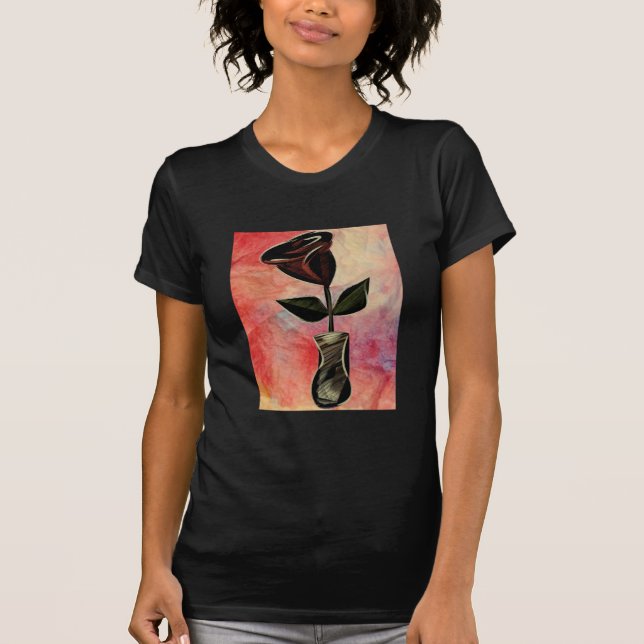 Pink Marble Rose Tshirt (Front)