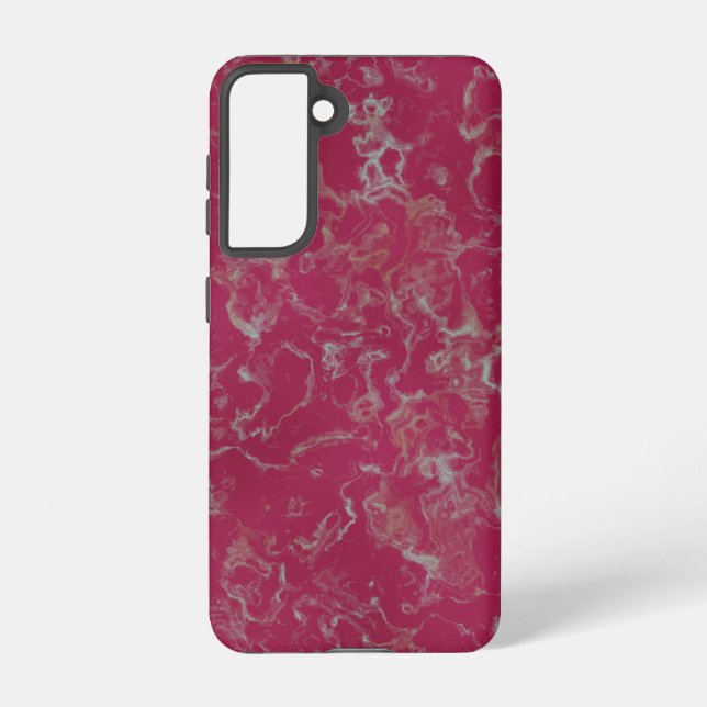 pink marble samsung galaxy s21 case (Back)