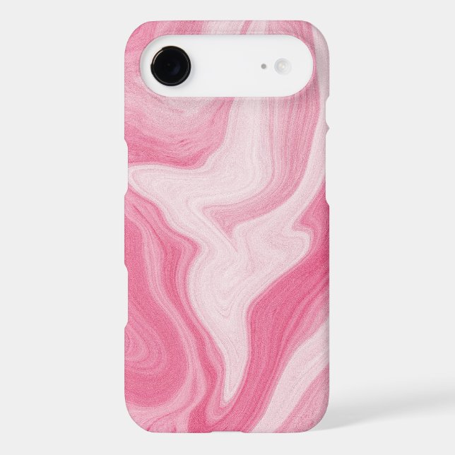 Pink Marble Swirl Pattern – Aesthetic Abstract  (Back)