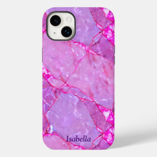 Pink Marble Texture, Marble Effect Case-Mate iPhone 14 Plus Case