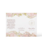 pink marbling design brochure