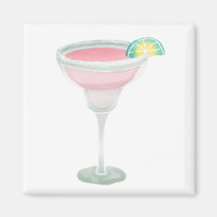 Pink Margarita Magnet