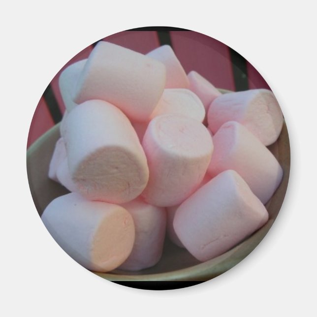 Pink Marshmallow Magnet (Front)