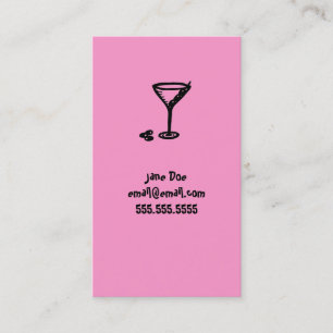 Pink Martini Calling Card