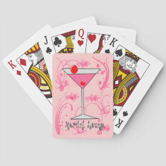 Pink Martini - Martini Lounge Bicycle Playing Card