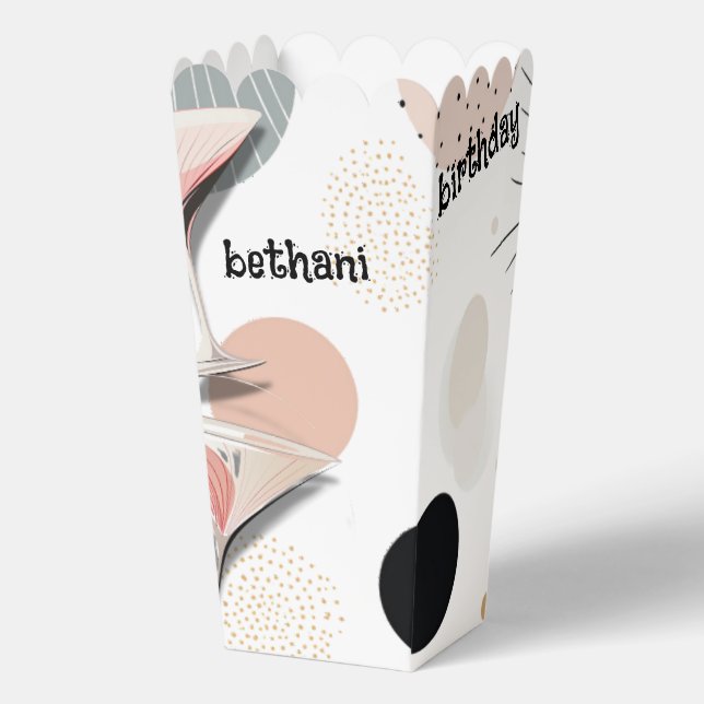 Pink Martini Retro Vibe Favour Box (Front)