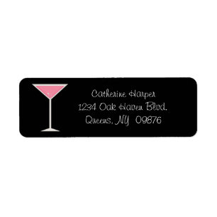 Pink Martini With Engagement Ring Label