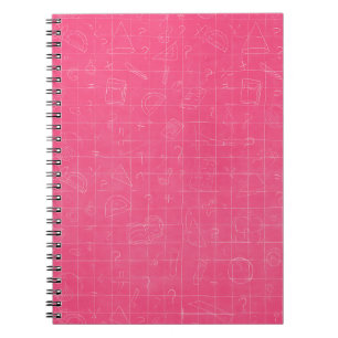 Pink Math Doodle Notebook