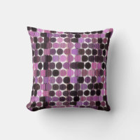 Pink, Mauve and black rose geometric