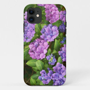 Pink, Mauve and Blue Hydrangeas Photograph Case-Mate iPhone Case