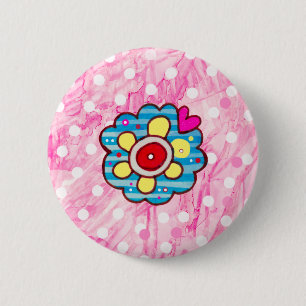 Pink Me BonBon 6 Cm Round Badge