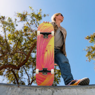 Pink Meadow Skateboard