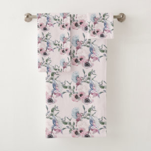 Pink Melody Bath Towel Set