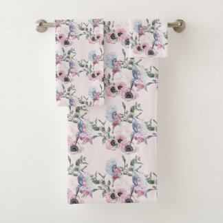 Pink Melody Bath Towel Set