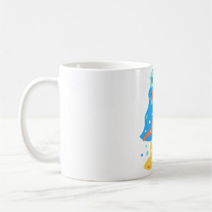 Pink mermaid coffee mug