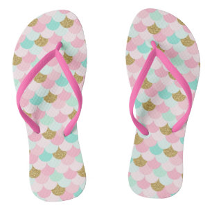 Pink Mermaid Jandals