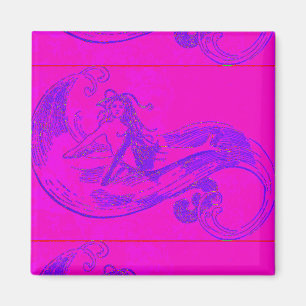 pink mermaid magnet