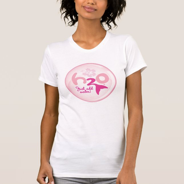 Pink Mermaid Pattern T-Shirt (Front)