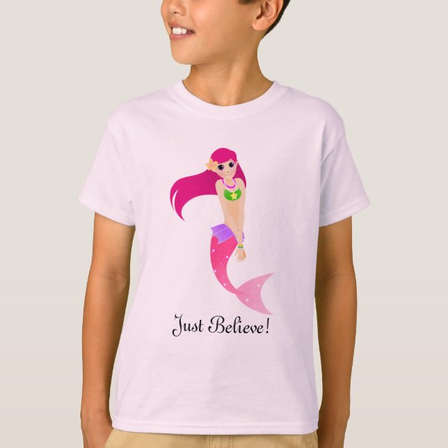 Pink Mermaid T-Shirt (Front)
