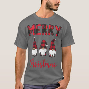 Pink Merry Christmas With Gnome T-Shirt