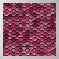 Pink Metallic Scales Texture