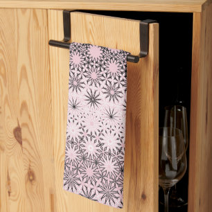 Pink Metamorphosis Design Tea Towel