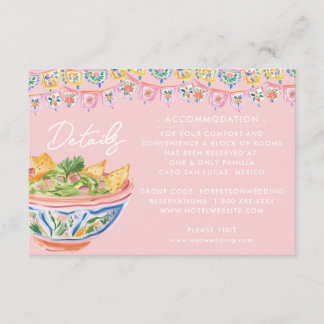 Pink Mexico Destination Enclosure Card