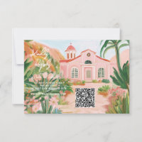Pink Mexico Destination QR Code