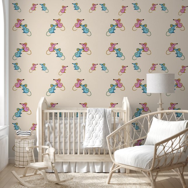 Pink mice, blue mice Wallpaper (Kids)