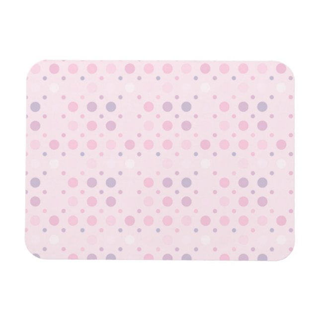 Pink Micro Dots Magnet (Horizontal)