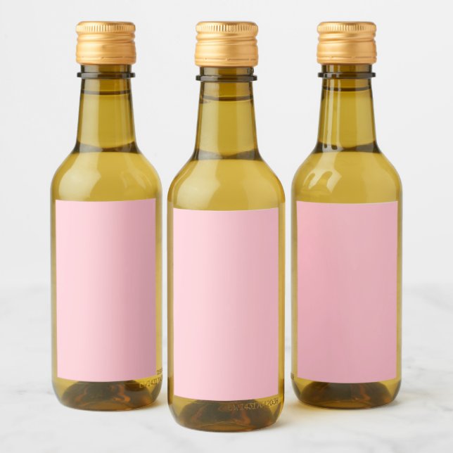 Pink Mini Wine Label (Bottles)