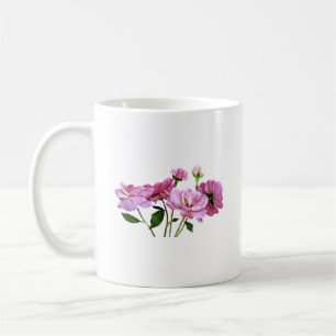 Pink Miniature Roses Coffee Mug