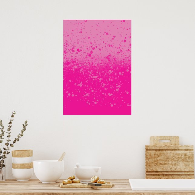 Pink Minimalism  Poster (Kitchen)