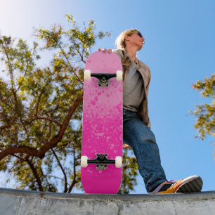 Pink Minimalism Skateboard