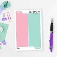 Pink Mint Now & Later To Do Daily Planning