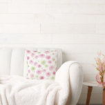 Pink Mint Ranunculus Flowers Cushion<br><div class="desc">Pink Mint Ranunculus Flowers</div>