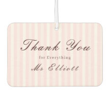 Pink Mist - Personalised Thank You Air Freshener
