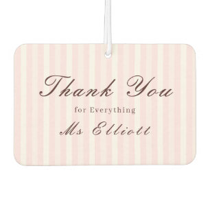 Pink Mist - Personalised Thank You Air Freshener