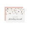 Pink ModerConfetti Dots Will You Be My Bridesmaid