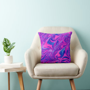 Pink modern abstract  cushion